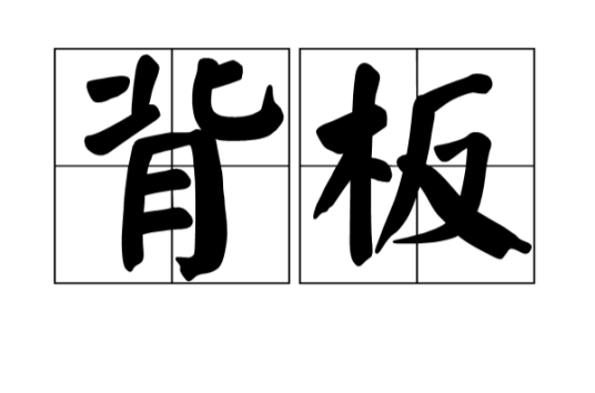 背板(科技名词)